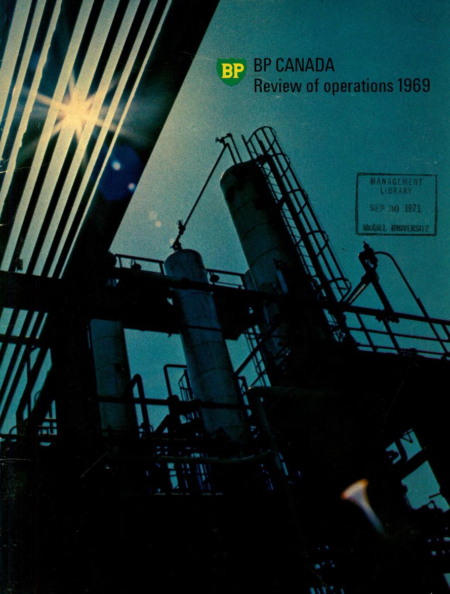 BP Canada Inc annual report 1969
