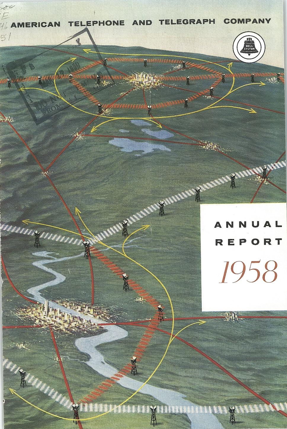 American Telephone & Telegraph annual report 1958