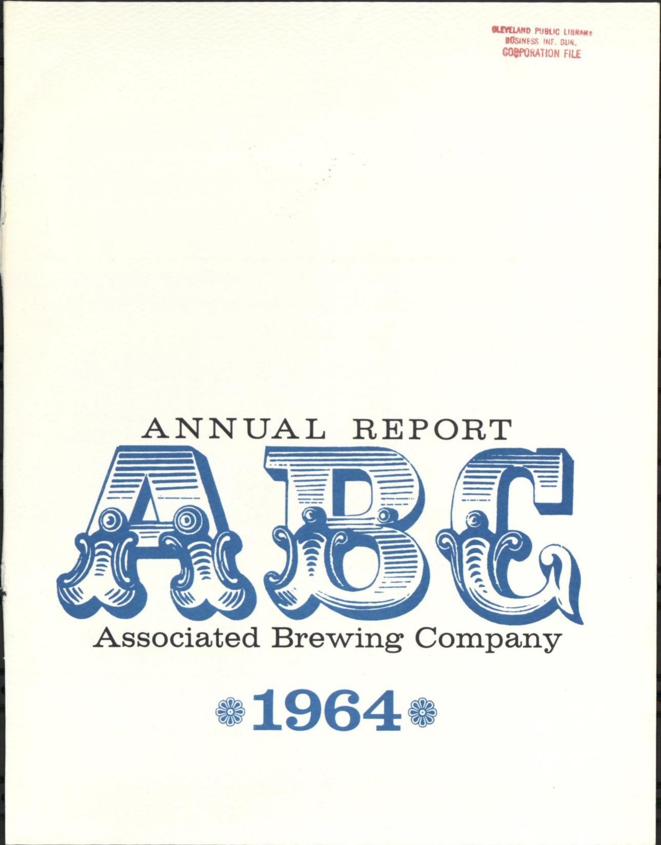 Associated Brewing Company annual report 1964