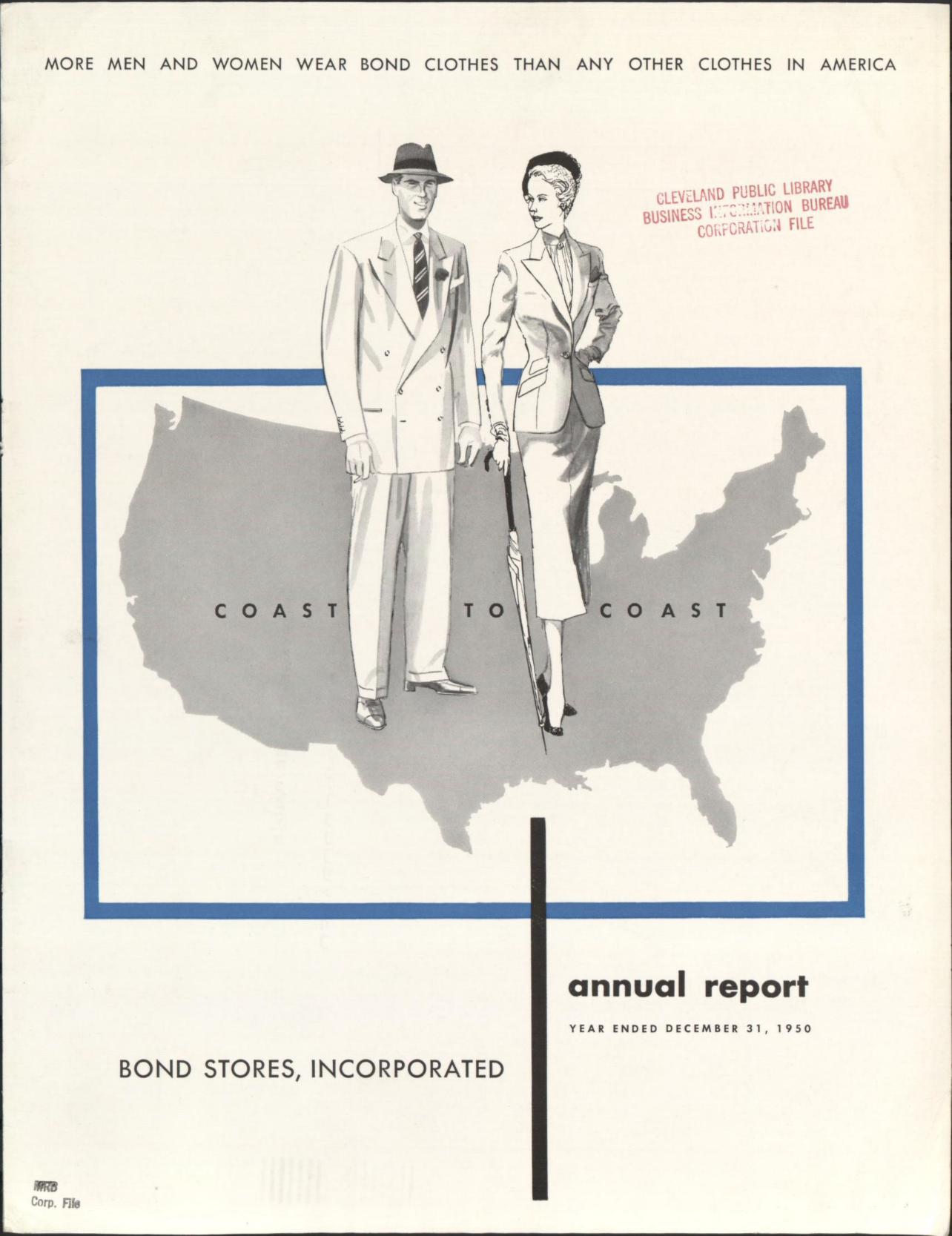 Bond Stores Incorporated annual report 1950
