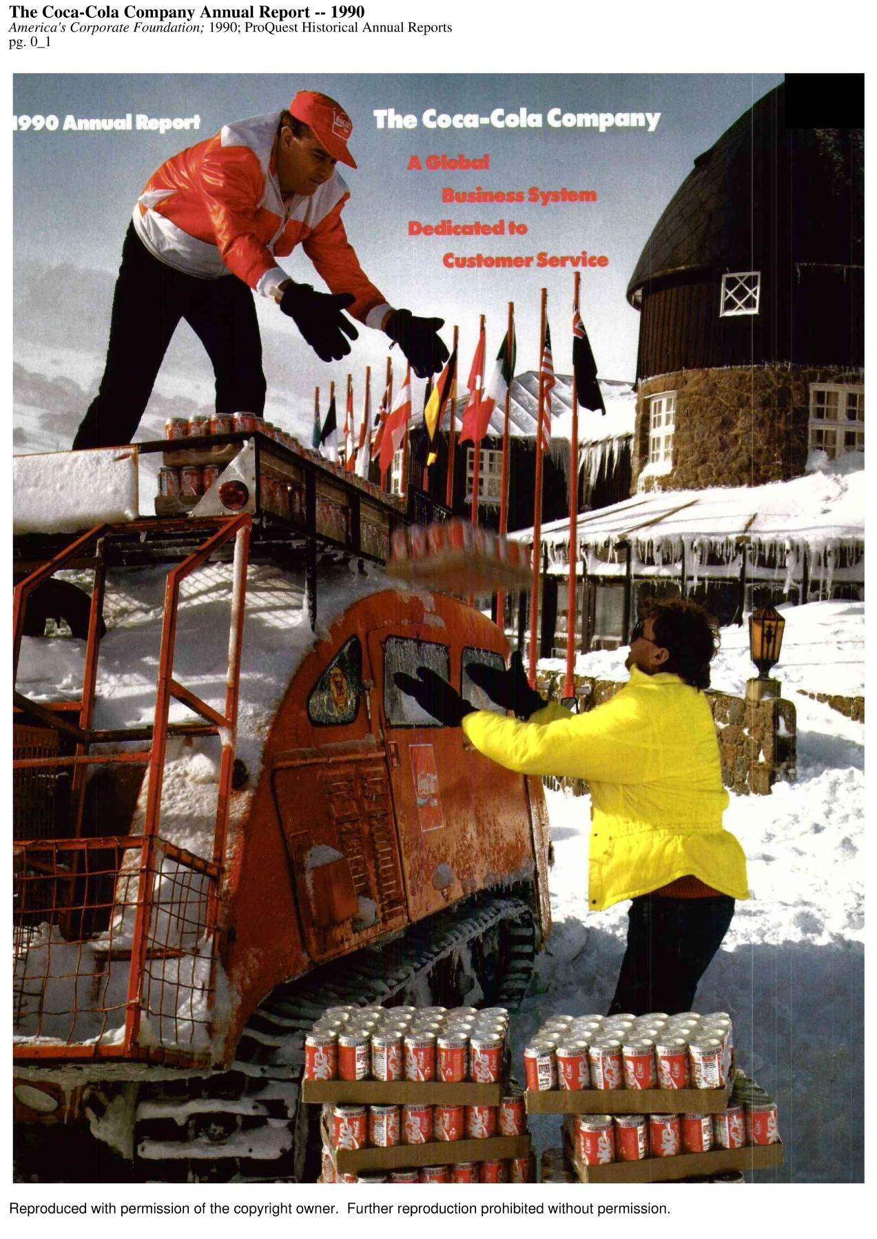 The Coca-Cola Company annual report 1990