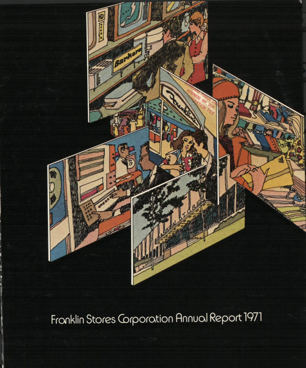 Franklin Stores Corporation annual report 1971