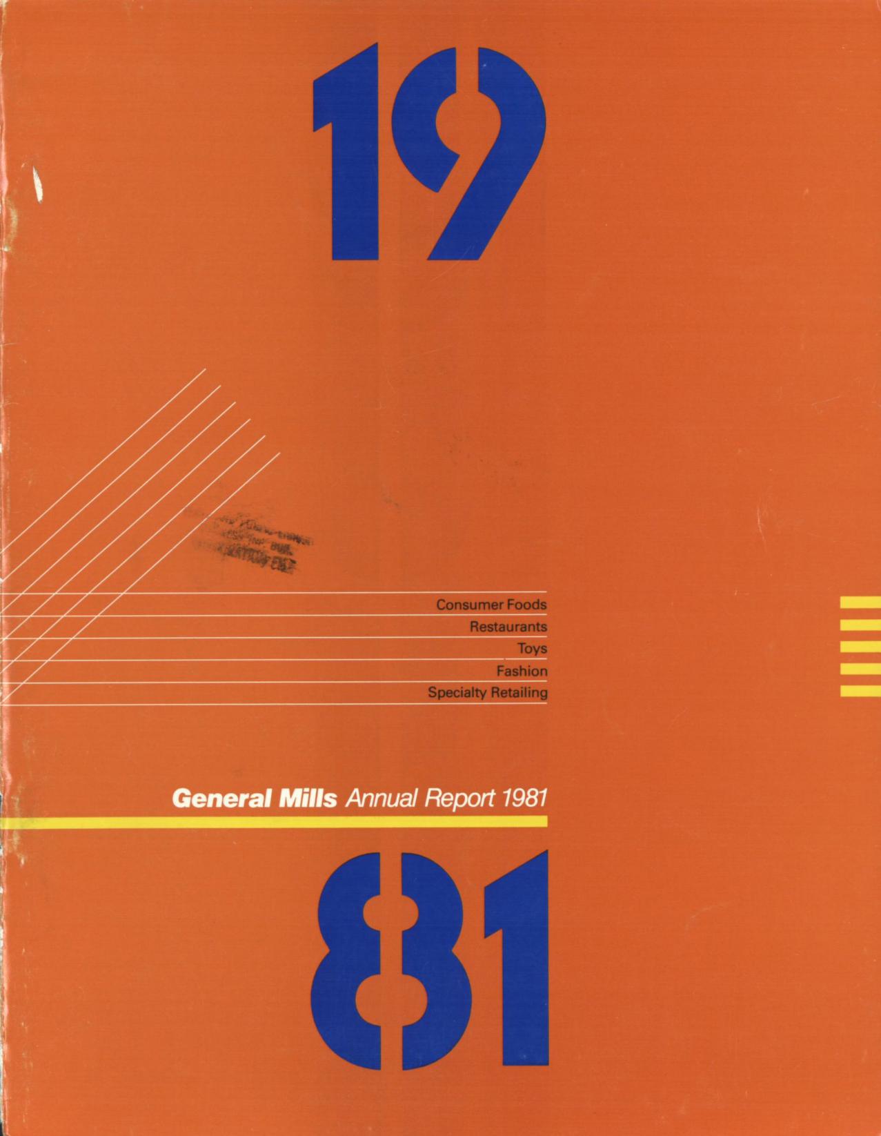 General Mills annual report 1981