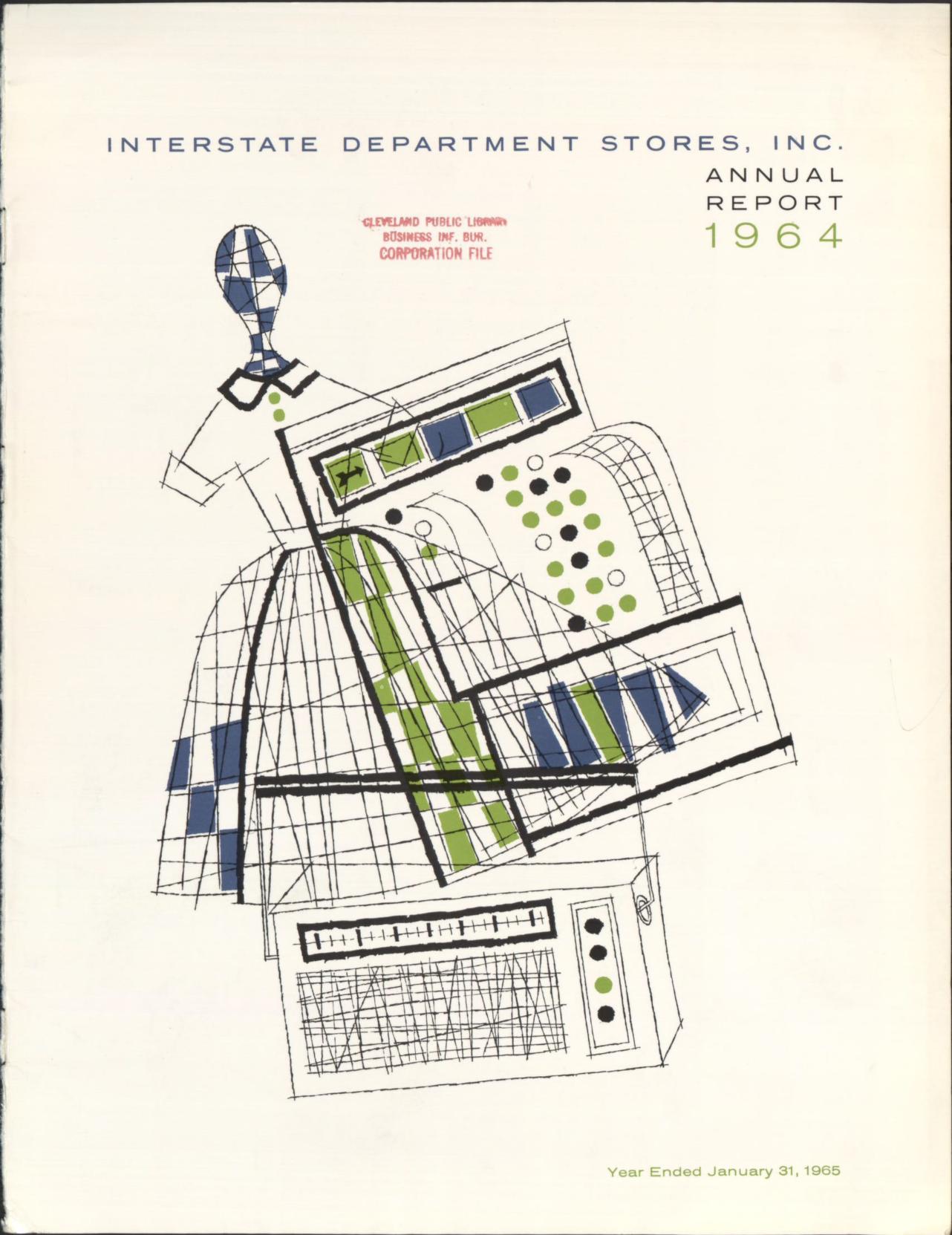 Interstate Department Stores and Toys "R" Us annual report 1964