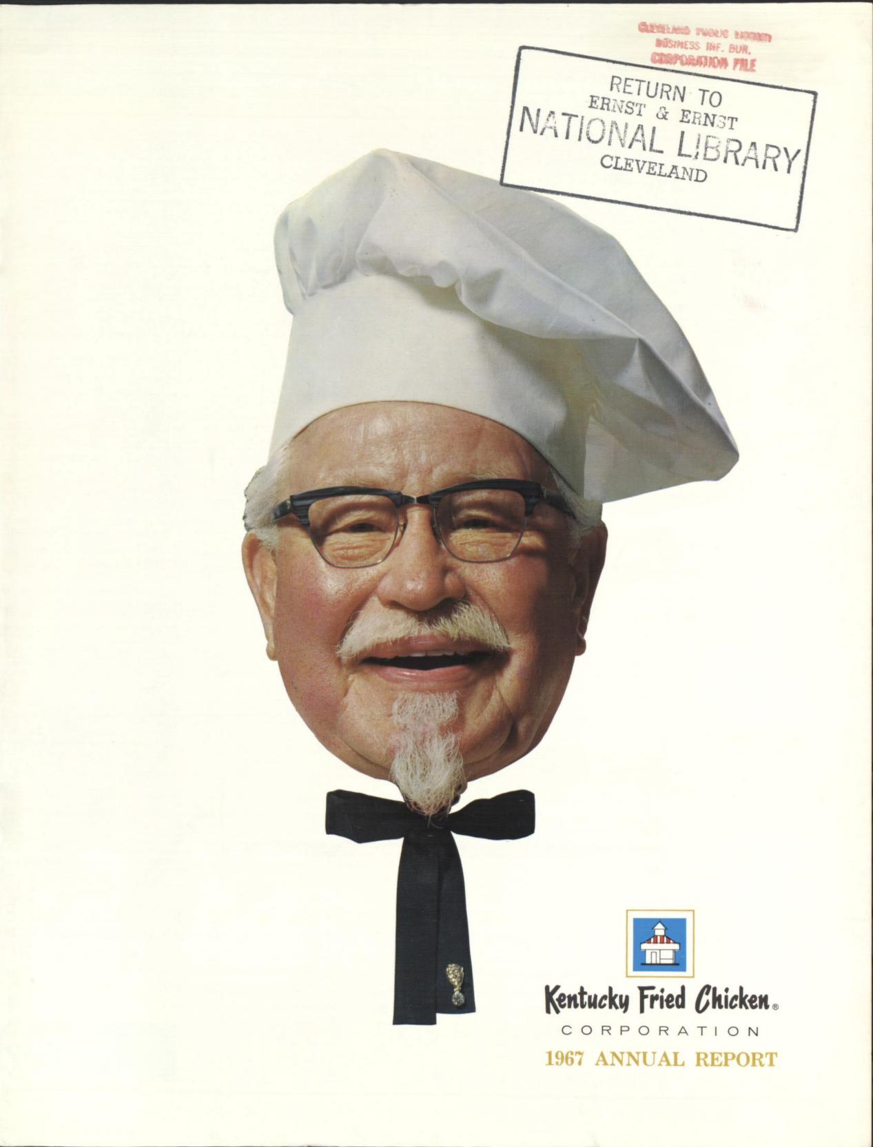 Kentucky Fried Chicken Corporation and Heublein Inc. annual report 1967