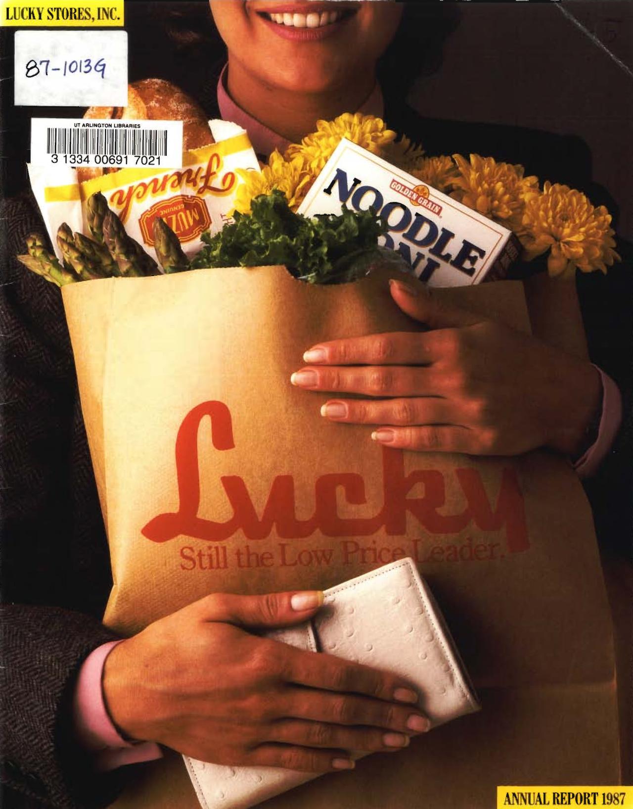 Lucky Stores Incorporated annual report 1987