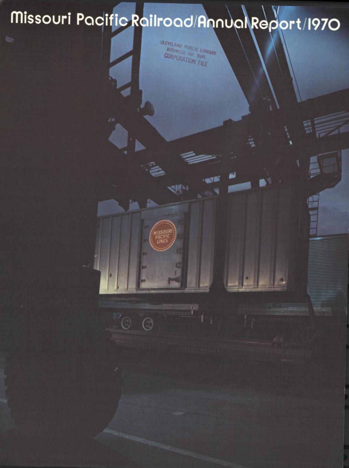 Missouri Pacific Railroad annual report 1970