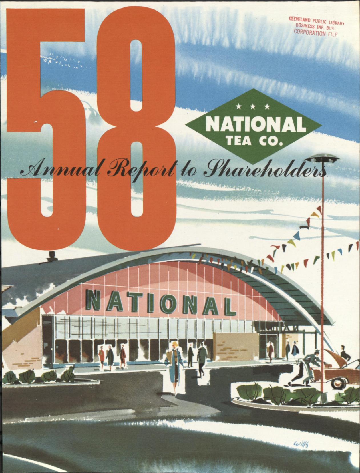 National Tea Company annual report 1958