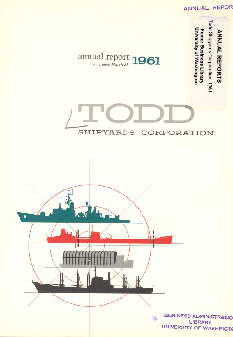 Todd Shipyards annual report 1961