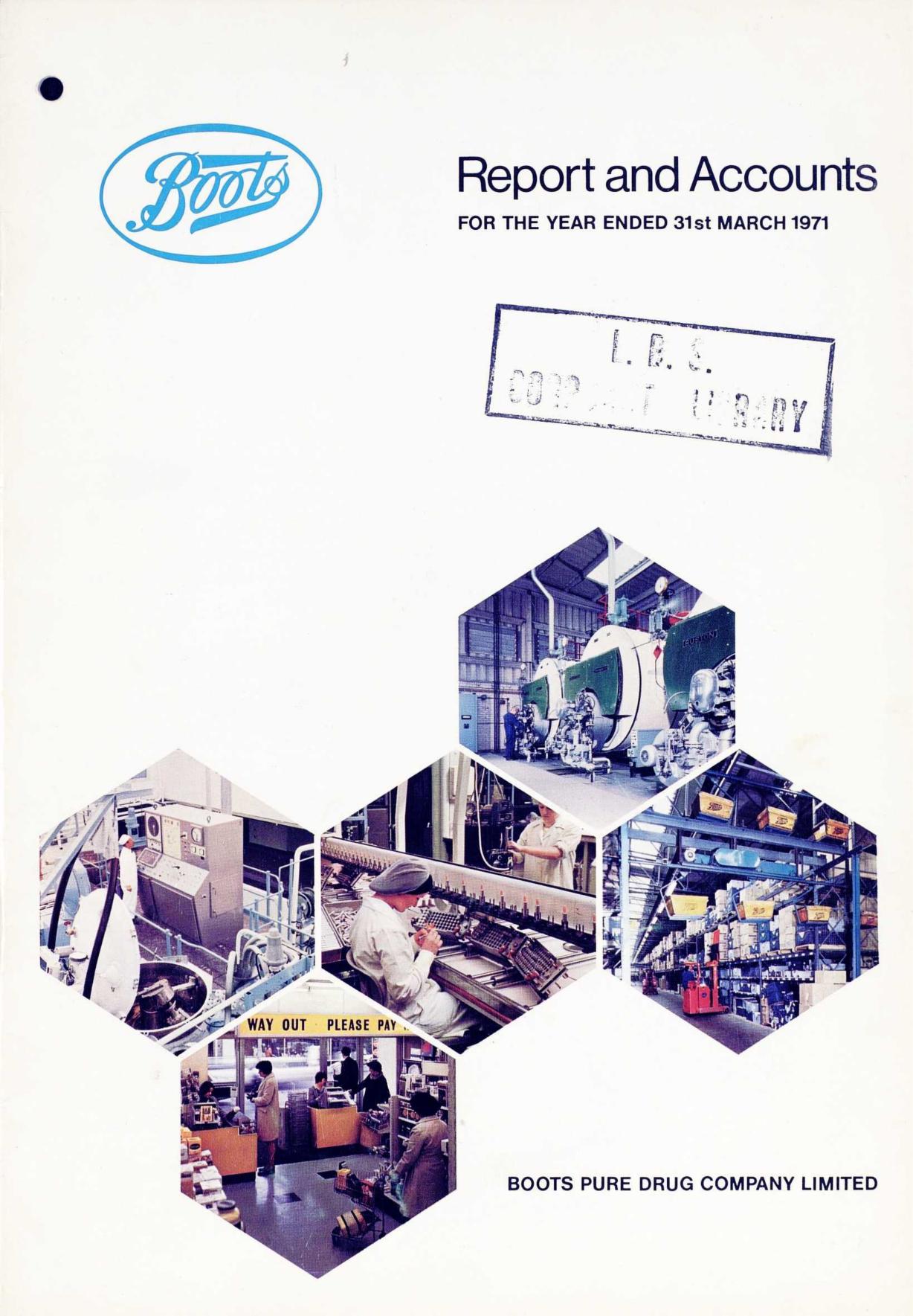 Walgreen Company and Walgreens Boots Alliance annual report 1970