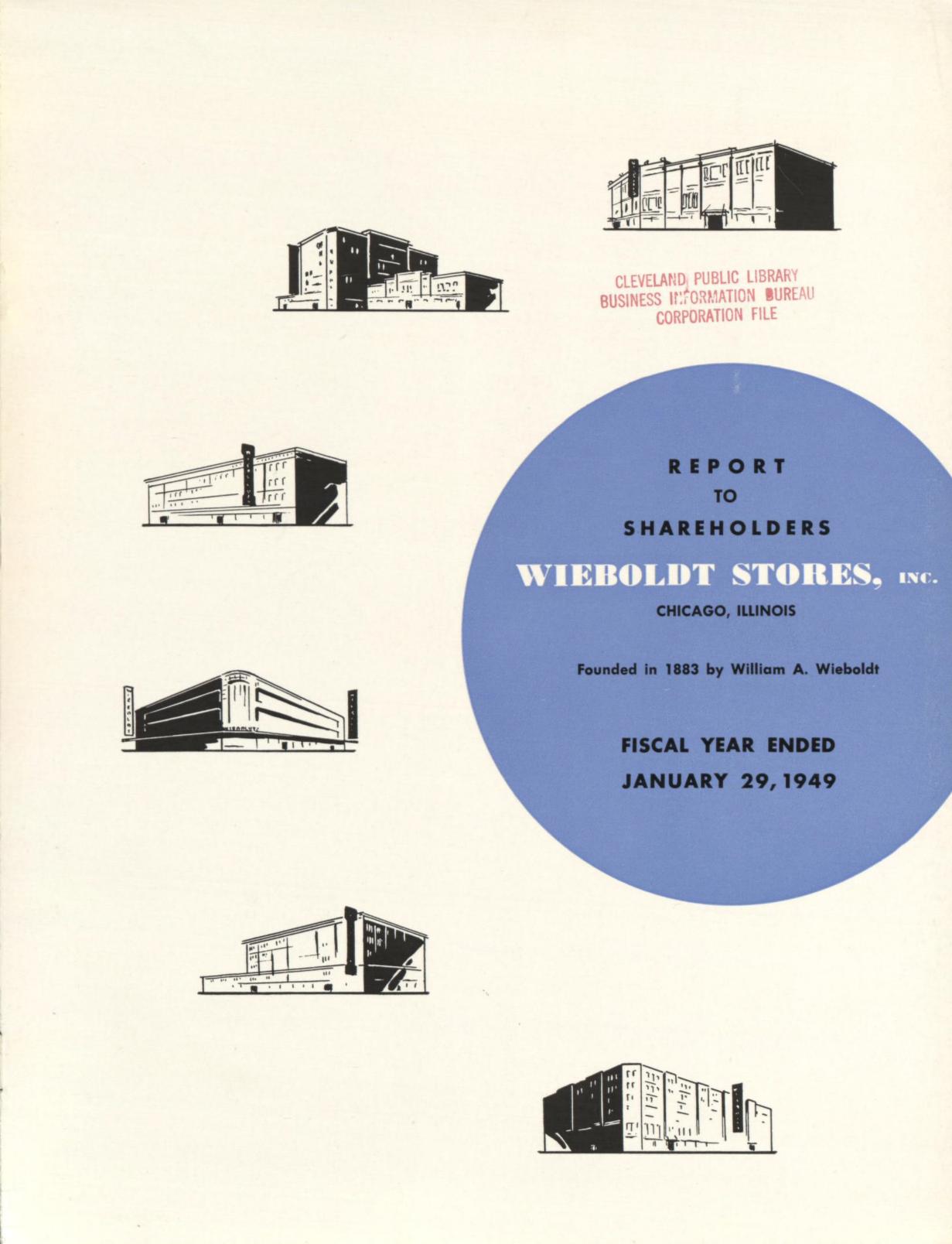 Wieboldt Stores annual report 1948